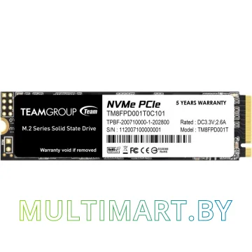 SSD диск Team MP33 PRO 1TB (TM8FPD001T0C101)